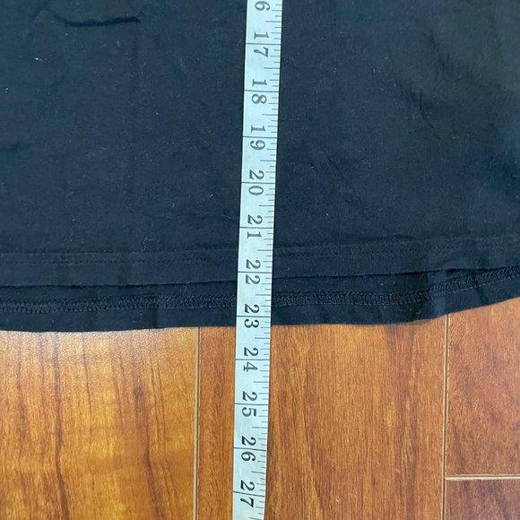 PUMA Womens PUMA Spelled Out Metallic Logo Black Tee Size M - Picture 10 of 11